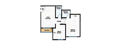 Unnathi Woods Phase 6, 1 BHK-381 Sq.ft