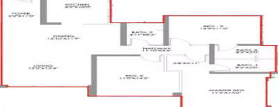 Imperial Heights, 3 BHK-1224 Sq.ft