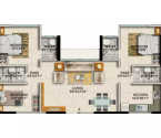 Dotom Ariana Residency Borivali - Unit Floor Plans