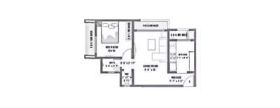 RNA NG Valencia, 1 BHK-342 Sq.ft