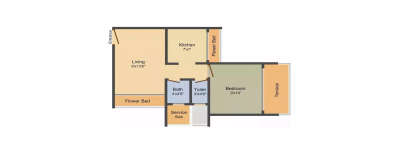 Mohan Nano Estates, 1 BHK-312 Sq.ft