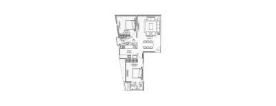 Ocean Drive, 2 BHK-787 Sq.ft