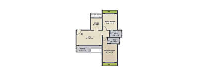 RNA NG Grand Plaza, 2 BHK-1299 Sq.ft