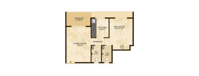 Amber Ellance, 1 BHK-432 Sq.ft