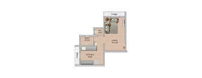 Amber Tara, Studio-253 Sq.ft
