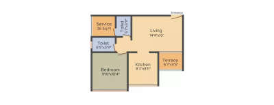 Neel Shree Sai, 1 BHK-487 Sq.ft