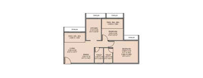 Neel Siddhineel Harmony, 2 BHK-1100 Sq.ft