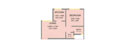 Jupiter Prime, 1 BHK-270 Sq.ft