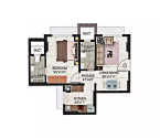 Romell Euphoria Borivali - Unit Floor Plans