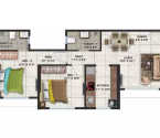 Romell Vasanthi Mulund - Unit Floor Plans
