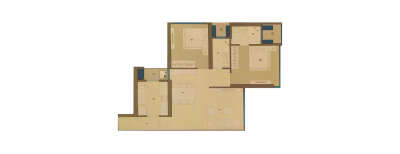 F Residences, 2 BHK-729 Sq.ft