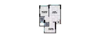 HDIL The Nest, 1 BHK-280 Sq.ft