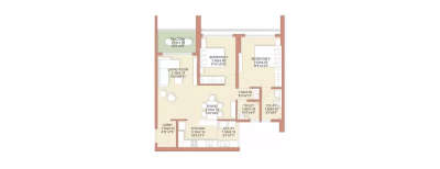 Rohan Ekam, 2 BHK-890 Sq.ft