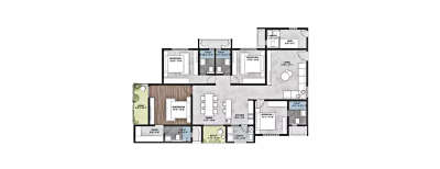 Sunteck BKC, 4 BHK-3386 Sq.ft