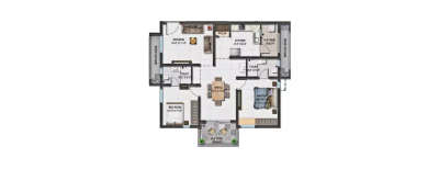 Anvita High 9, 2 BHK-1355 Sq.ft