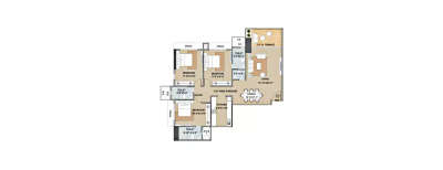 Techno Aakasa, 3 BHK-1300 Sq.ft