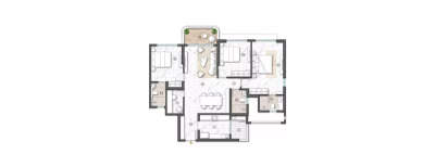 Lodha Stella, 3.5 BHK-1319 Sq.ft