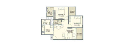 Nyati Tathawade, 2 BHK-null Sq.ft