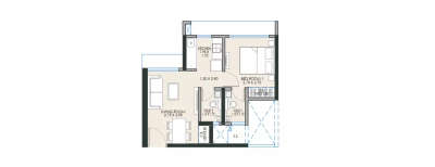 JP Codename Lottery, 1 BHK-321 Sq.ft