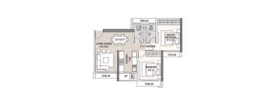 Kolte Patil 24K-R5 Sector, 3 BHK-1330 Sq.ft