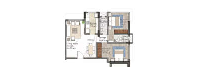 Sugee Tathastu, 2 BHK-667 Sq.ft
