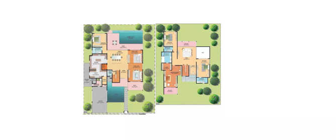 Century Wintersun Kasuvanahalli - Floor plan 4 BHK 3100 Sq.ft