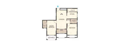 VTP Blue Waters, 2 BHK-670 Sq.ft