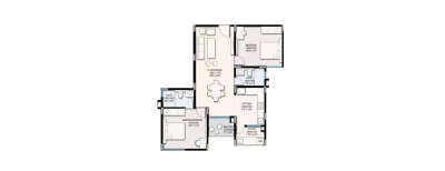 SBR Keerthi, 2 BHK-1171 Sq.ft