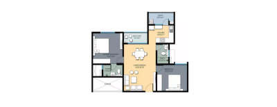 SBR Pravanika, 2 BHK-709 Sq.ft