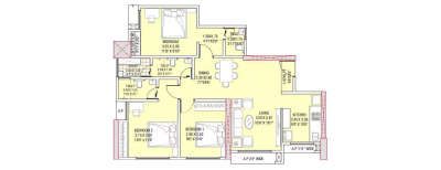 Vijay Enclave, 3 BHK-1000 Sq.ft