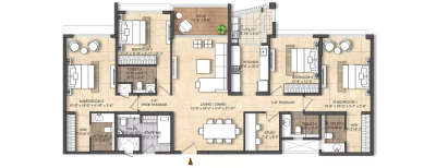 Lodha Cullinan, 4 BHK-4300 Sq.ft