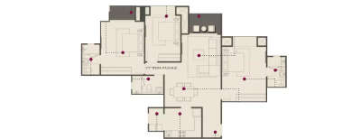 Hiranandani Amalfi, 3 BHK-1061 Sq.ft