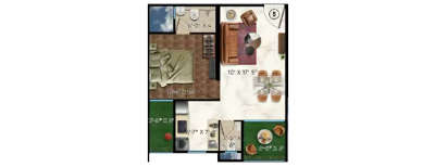 Raghav Marvel, 1 BHK-451 Sq.ft