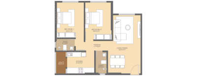 SOBO 28, 2 BHK-665 Sq.ft