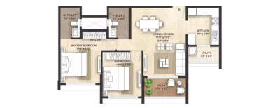 Lodha Pune New Launch, 2 BHK-834 Sq.ft