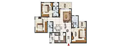 Century Regalia, 3 BHK-2375 Sq.ft