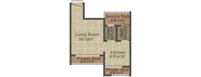 Haware Paradise, 1 RK-193 Sq.ft