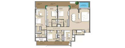 Page Three, 4 BHK-2179 Sq.ft