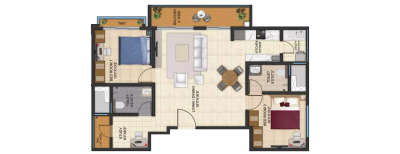 Kalyani Living Tree, 2.5 BHK-1143 Sq.ft