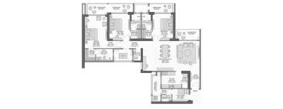 Experion Elements, 3 BHK-1666 Sq.ft