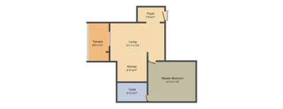 Maarq Arena, 1 BHK-628 Sq.ft