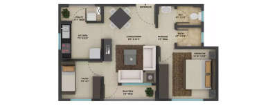 New Haven Boisar II, 1.5 BHK-442 Sq.ft