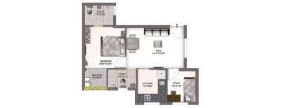 SIS Sintra, 1.5 BHK-662 Sq.ft
