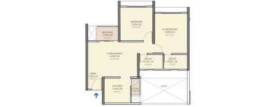 VTP Sierra, 2 BHK-571 Sq.ft