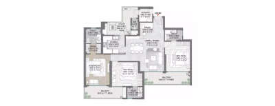 M3M Mansion, 3.5 BHK-2080 Sq.ft