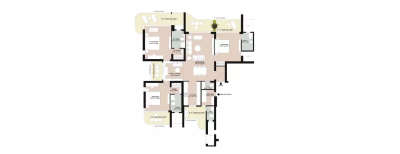 4S The Aurrum, 3 BHK-2407 Sq.ft