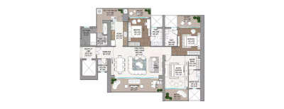 Signature Global Titanium SPR, 3.5 BHK-2780 Sq.ft