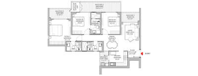 Godrej Aristocrat, 3 BHK-2514 Sq.ft