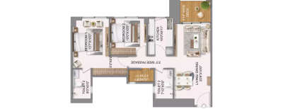 Runwal Mahalaxmi, 2 BHK-784 Sq.ft