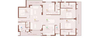 Imperial Residencia, 4 BHK-1604 Sq.ft